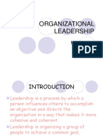 Organizational Leadership