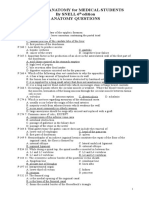 Clinical Anatomy For Medical Students by Snell 6 Edition Anatomy Questions