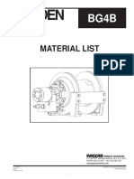 Material List: Winch Division