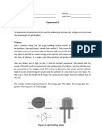 Experiment 1 Objective:: Figure1-1 Light Emiting Diode