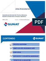 1 Nuevo Procedimiento de Restitución de Derechos Arancelarios - Drawback Web - SUNAT1