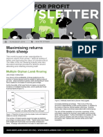 Beef + Lamb NZ - South Otago Farming For Profit Maximising Profit From Sheep Newsletter