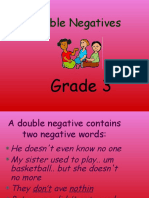 Double Negatives: Grade 3