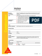 Sika Waterbars: Flexible PVC Waterstops