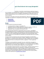 Example 1: Floating To Fixed Interest Rate Swap (Designated Cash Flow Hedge)