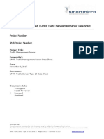 Project Documentation - UMRR Traffic Management Sensor Data Sheet