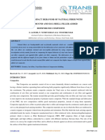 Comparing Impact Behavior of Natural Fiber With Termite Mound and Egg Shell Filler Added Reinforced Composite