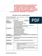 Portfólio Unopar Pedagogia 3 e 4 - Aspectos Filosóficos, Sociológicos, Políticos e Pedagógicos Da Educação Infantil - Encomende Aqui 31 996812207