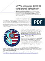 VFW Scholarship Contest