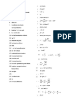 Formulas Fisicoquimica