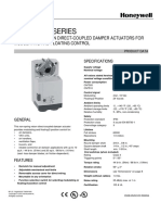 Cn05, Cn10 Series: Non-Spring Return Direct-Coupled Damper Actuators For Modulating and Floating Control