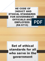 The Code of Conduct and Ethical Standards