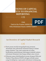 Reactions of Capital Markets To Financial Reporting