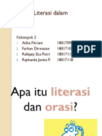 Orasi Dan Literasi Dalam Kehidupan