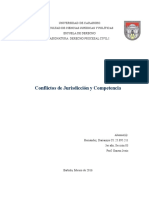 Conflictos Entre Jurisdicción y Competencia