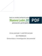 Evaluacion y Justificacion de Las Premisas