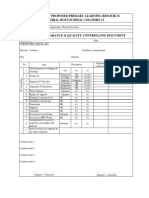 Formwork Check List