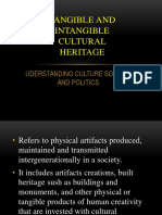 Tangible and Intangible Cultural Heritage