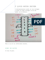 Working of l293d Motor Driver