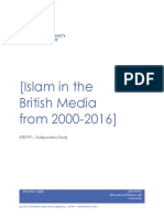 (Islam in The British Media From 2000-2016) : 6IR999 - Independent Study