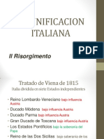 La Unificacion Italiana y Alemana