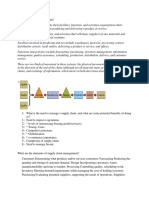 Notes For Supply Chain Management