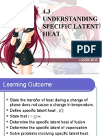 4.3 Specific Latent Heat