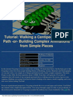 Tutorial: Walking A Centipede Along A Path - Or-Building Complex Animations From Simple Pieces