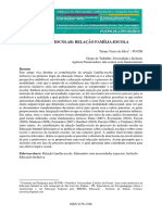 Inclusão Escolar: Relação Família-Escola: Resumo