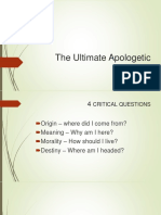 The Ultimate Apologetic