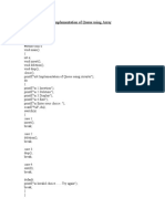 Implementation of Queue Using Array