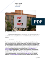 Rape Culture Syllabus by Laura Ciolkowski