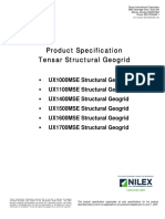 Nilex UniAxial Geogrid Technical Specifications PDF