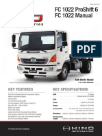 FC 1022 Proshift 6 FC 1022 Manual: Key Features Key Specifications