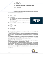 Calcul Du Potentiel Hydroélectrique Si Conduite Forcée Inexistante