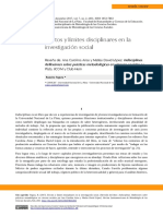 Indisciplinas. Reflexiones Metodológicas en Cs. Sociales - Reseña