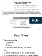 Fluid Flow Shell Momentum Balance