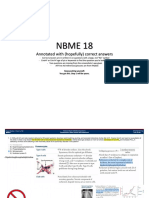 NBME 18 Answers 