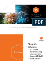 Tanand Technology - Company Profile 2018