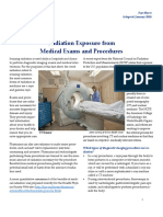 Medical Exposures Fact Sheet PDF