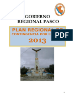 PLAN DE CONTIGENCIA DE LLUVIAS Pasco 2013