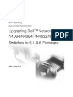 Upgrading Dell Networking N4000 Series Switches From Version 6.x.x.x To 6.1.0.6 Firmware