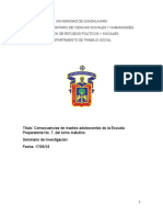 Protocolo de INVESTIGACION DE SEMINARIO