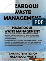 Hazardous Waste Management