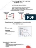 Características de La Contracción Del Musculo