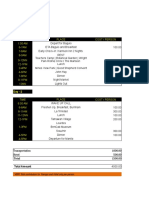 Day - 1 Time Place Cost / Person 1:00 AM 6-7AM 7-8AM 8-9AM 9-12NN 12-1PM 2-4PM 4-6PM 7-8PM 9-11PM 12MN