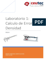 Informe Laboratorio 1 Densidad