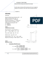 Design of Structures: Design of Retaining Wall With Surcharge Load Inclined at Some Angle