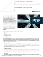 How To Choose The Right Exhaust Fan - Grainger Industrial Supply