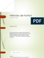 Metodo de Horton